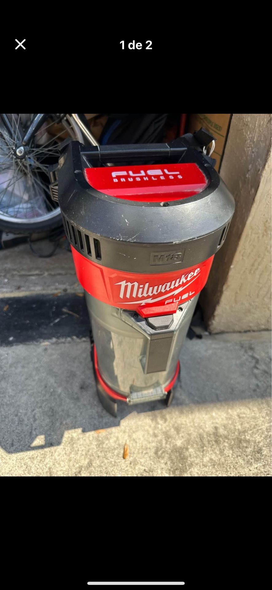 Milwaukee M18 Backpack Vacuum.