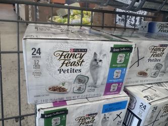 Purina Fancy Feast Petites Gravy Wet Cat Food Variety Pack, 2.8 oz, 24-Pack