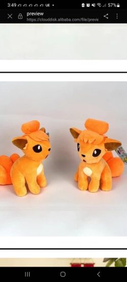 New Pokemon Vulpix Plush