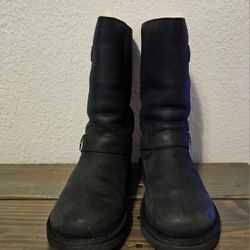 Ugh Leather Boots-Women