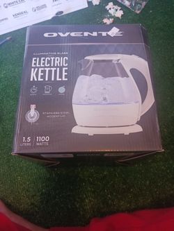 Electric Kettle With Matcha Mate  Grape Fruit Tea