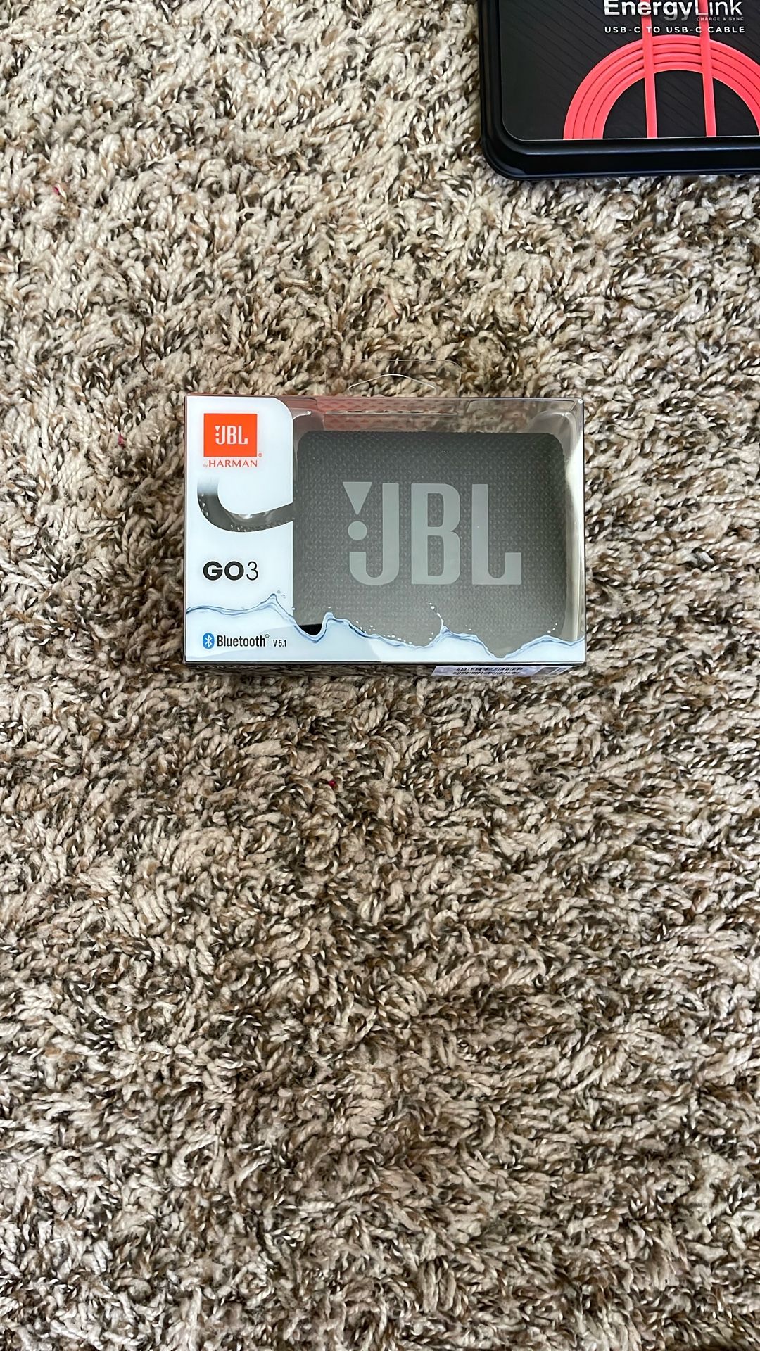 JBL Go 3 - Portable Mini Bluetooth Speaker, big audio and punchy bass, IP67 waterproof and dustproof, 5 hours of playtime, speaker for home, outdoor a