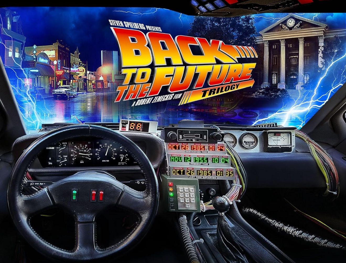 Back to the Future 40th Anniversary 4K Trilogy Steelbook Gift Set