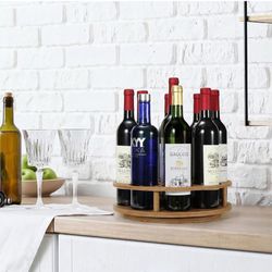 Lazy Susan 9 Holes For Coffee Bar Glass Spray Ect