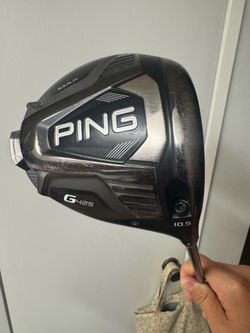 Ping g425 max driver 10.5 degrees stock stiff or reg flex shaft standard length