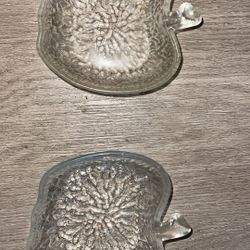 glass Apple Plates