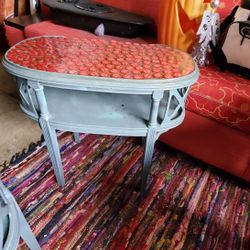 Custom Coke Cola End Tables