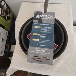 Anolon- Advanced Home 2-piece Hard-Anodized Pan Set