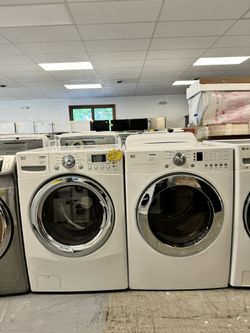 LG Electric Washer Dryer Set Stackable used as new both Works Perfectly 1216 Hartford Turnpike Vernon CT 