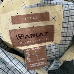 Ariat Men’s Wrinkle free fitted shirt