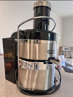 Professional Jack Lalanne's Power Juicer Deluxe, Black and Chrome