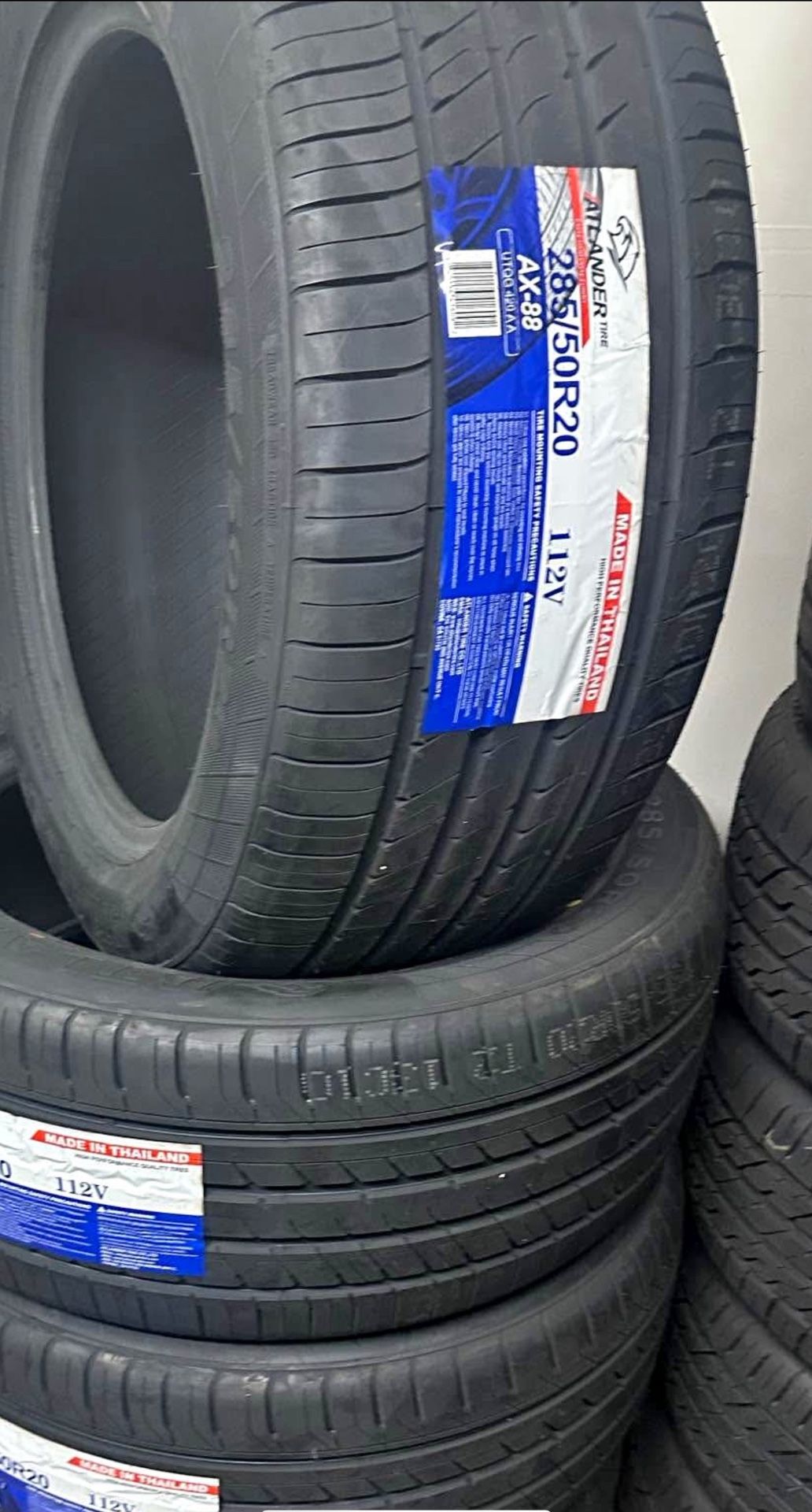 BRAND NEW TIRES 285/50r20 ALL SEASON FOR SALE SET OF 4 TIRES $510 WITH INSTALLATION AND BALANCING