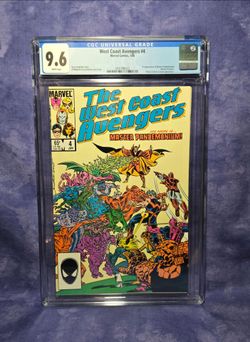 West Coast Avengers #4 1986 CGC 9.6 WP 1st App Of Mr. Pandemonium