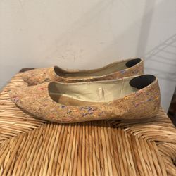 Serra Multicolor Cork Women's Flats Size 9