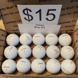 15 Titleist Pro V1 Golf Balls
