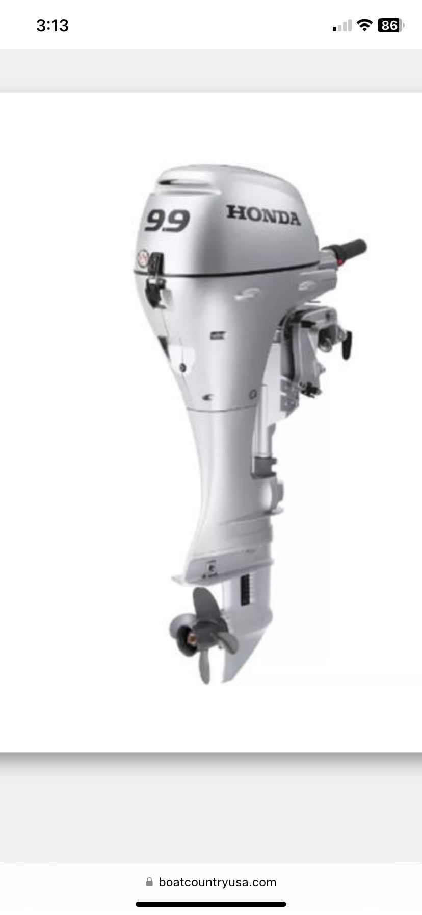 9.9 Honda Outboard Motor