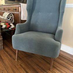 Blue accent Chair 