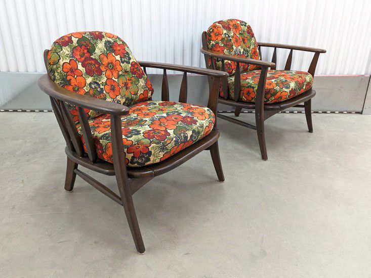 1960s MCM Danish Modern Lounge Chairs 