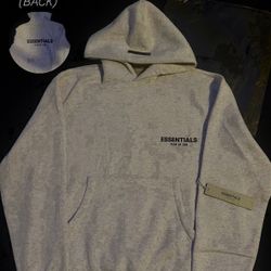 LIGHT GREY ESSENTIAL HOODIE📲