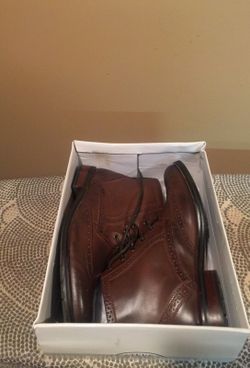 Steve Madden Evander 2 Brown Leat size 12