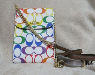 Coach Rainbow Crossbody
