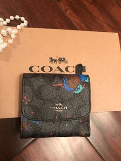 Coach wallet with box