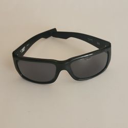 Spy Optic Logan Polarized Sunglasses Matte Black Happy Lens Men’s Sport Wrap. Very good pre-owned condition. The frame shape is straight, hinges are t
