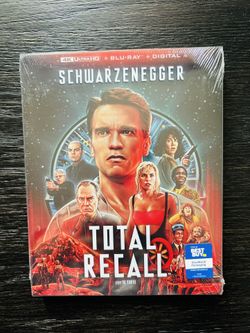 Total Recall 4k UHD Blue Ray Movie Steelbook 