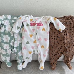 Fleece Footie Sleepers