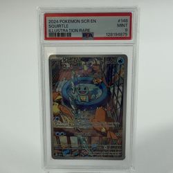 Pokémon TCG Scarlet & Violet Squirtle 245/198 Holo English PSA 9