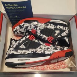 Rare Men Nike Air Jordan 4 Tatto Size 12