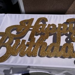 HAPPY BIRTHDAY SIGN
