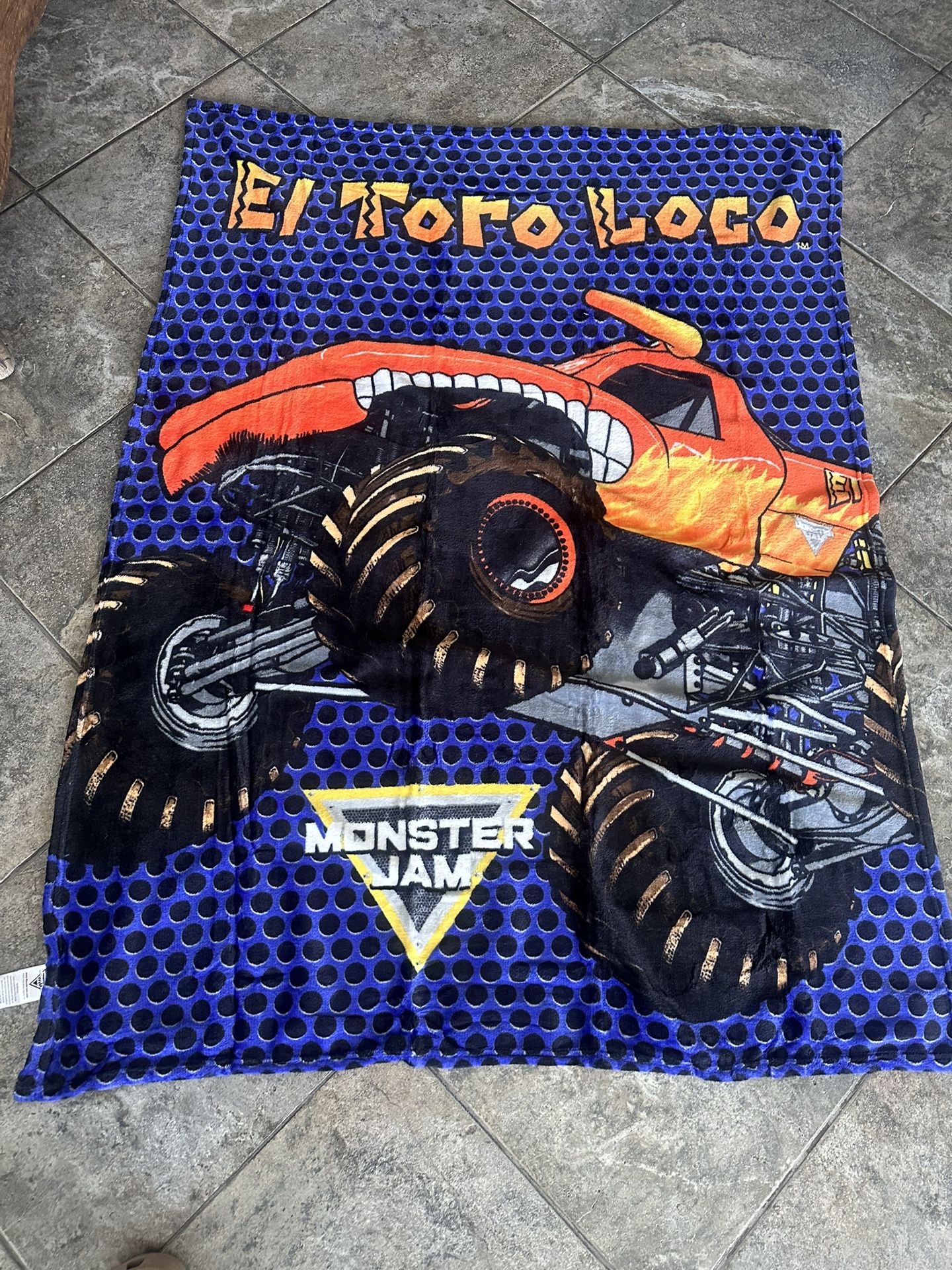 Monster Jam Blanket