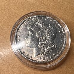 1904P Morgan Silver Dollar 
