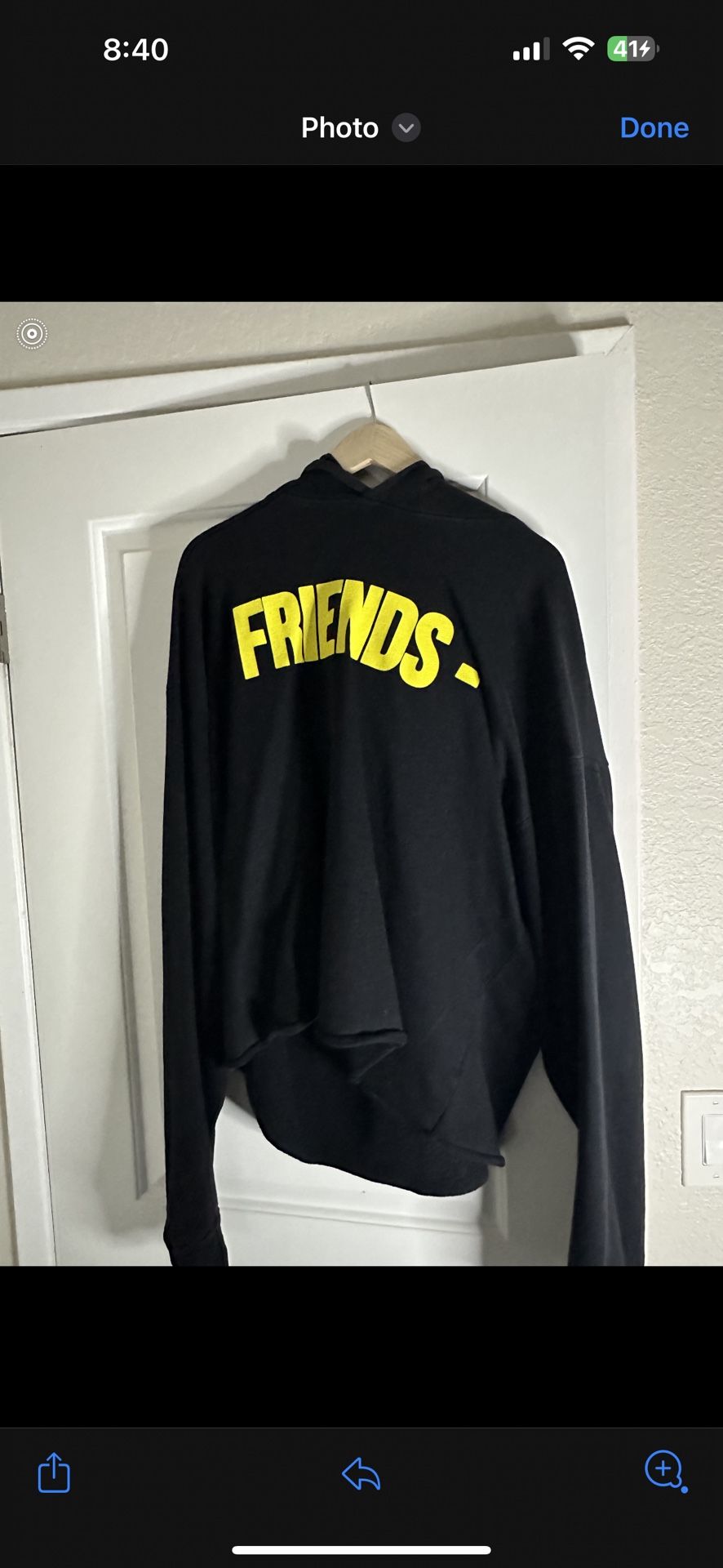 VLONE YELLOW FRIENDS HOODIE