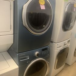 Samsung Used Front Load Washer And Electric Dryer Set Working Perfectly 4 Months Warranty 