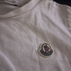 Moncler logo tee shirt short sleeve top unisex