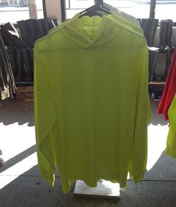 High Visibility Safety Long Sleeve Shirt with Hoodie