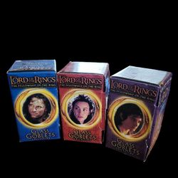 Lord Of the Rings Collectable Goblet Set, They Light Up! In Great Condition