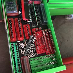 1/4”drive Snap On Deep  Socket  Set 12 Point One Set 😂 Only 1 Set Chente 