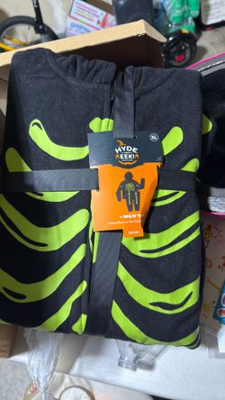 Men’s glow in the dark one piece Halloween pajama