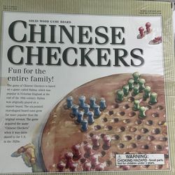 New, Sealed Box. Chinese Checkers Game