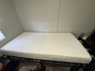Purple twin size bed