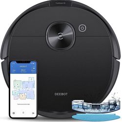 ECOVACS Deebot N8 Pro+ Robot Vacuum and Mop Cleaner - up to 60-Day Self Cleaning