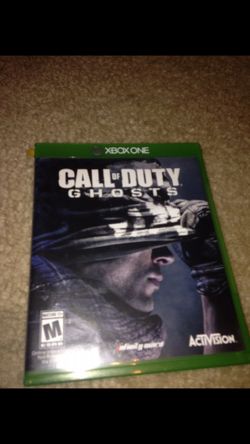 Call of duty ghosts Xbox one great condition
