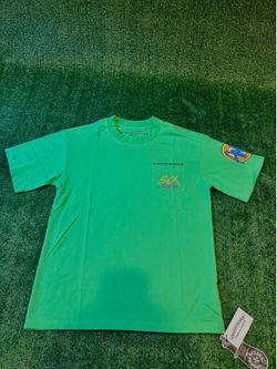 Green chrome heart shirt size M