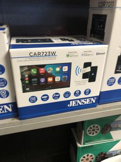 Jensen Car723w Wireless Apple CarPlay And Android Auto Stereo 