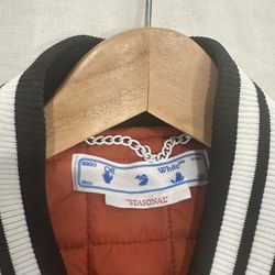 OFF WHITE - Deep Meditation Varsity Jacket