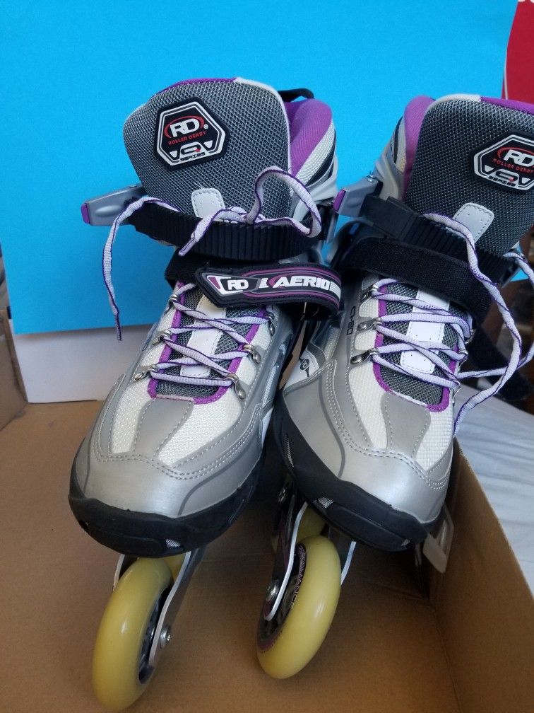 Roller Derby Skate Corp AERIO Q-80 Inline Women's Skates, Purple