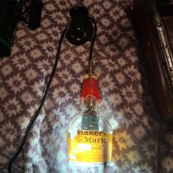 Glass Bottle Farmhouse Pulley Light Fixture